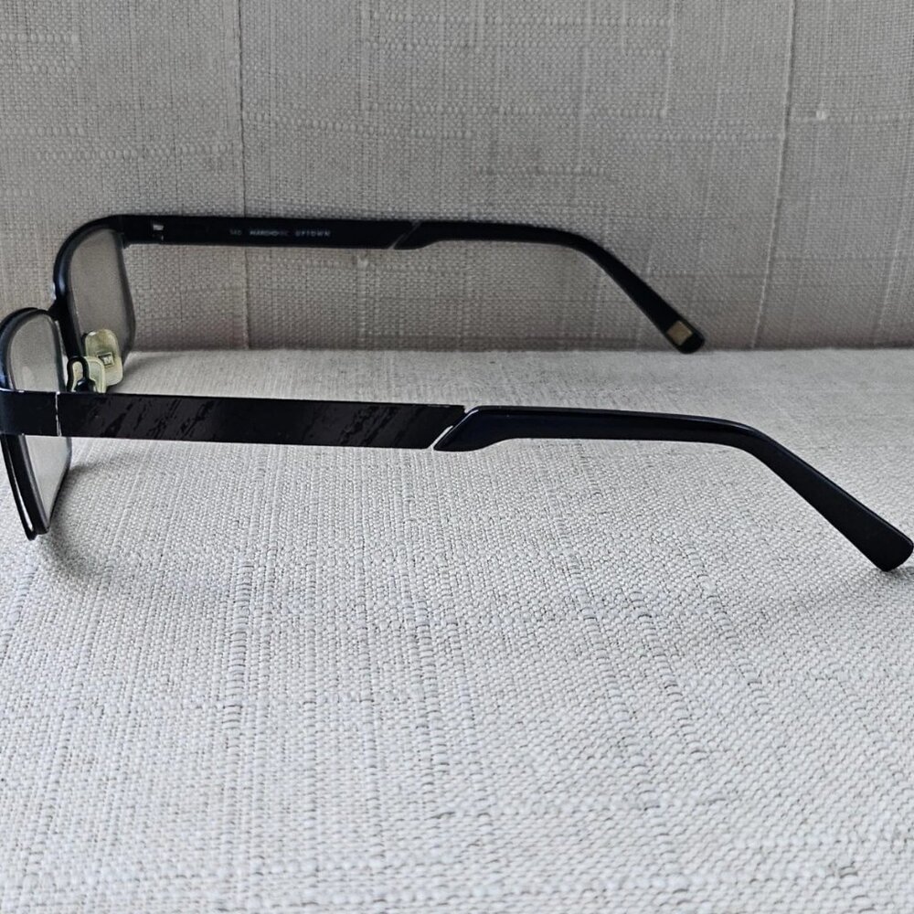 Marchon NYC Uptown Men Eyeglasses Frame Black HALL 001 54[]16 140 Glasses - Picture 4 of 12